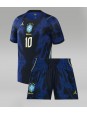 Brazílie Neymar Jr #10 Venkovní dres pro děti MS 2026 Krátký Rukáv (+ trenýrky)